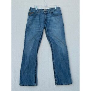 Ariat M4 Relaxed Boot Cut Jeans Mens 34x34 Medium Wash Denim Blue 10022986